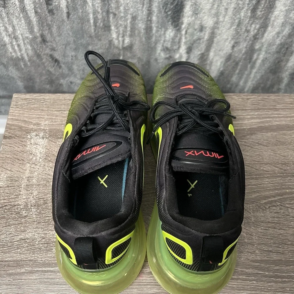 Nike Air Max 720 Neon Collection Volt Green Black Men's Size‎ 11.5 A02924-008